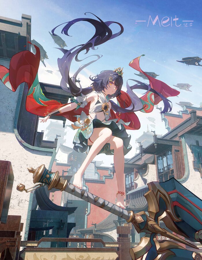 Yunli Anime Art, , Yunli (Honkai: Star Rail), Honkai: Star Rail