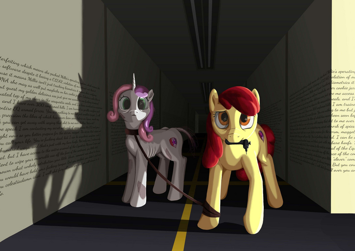  My Little Pony, Sweetie Belle, Applebloom, Fallout: Equestria