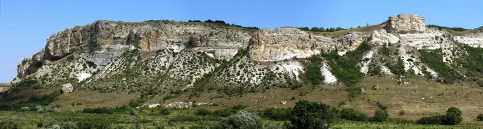 Bor-Kaya – chalk mountain-rock - My, Crimea, The mountains, The rocks, The nature of Russia, Sky