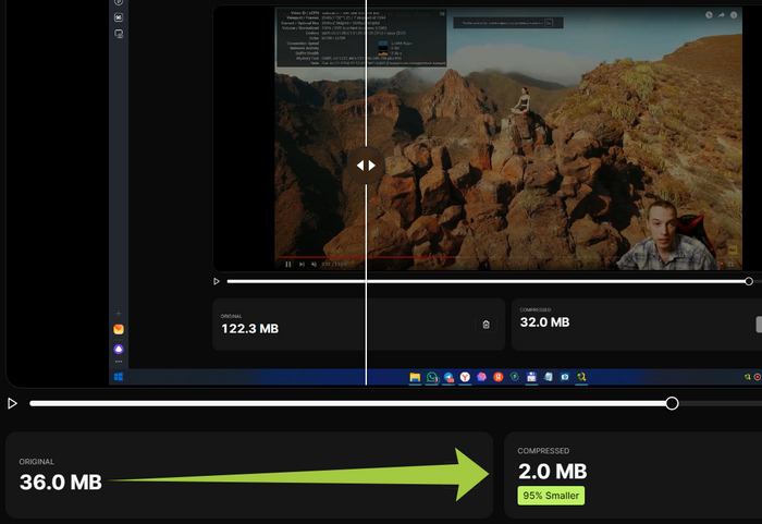 95% сжатия, вы шутите🙆🏻‍♂️?