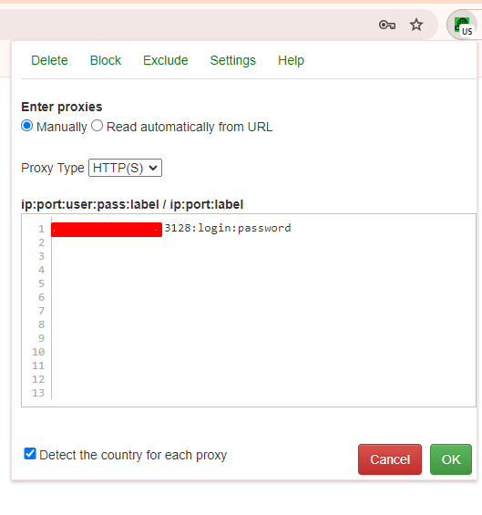 Настройка proxy для серфинга в браузере - Моё, Прокси, Настройка, Инструкция, Гайд, Длиннопост