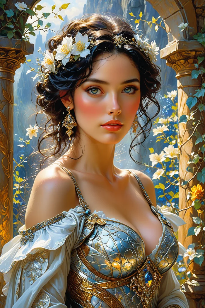 Neural network Stable Diffusion - My, Stable diffusion, Art, Neural network art, Girls, Fantasy, Longpost