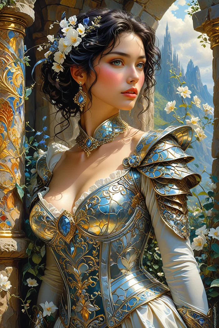 Neural network Stable Diffusion - My, Stable diffusion, Art, Neural network art, Girls, Fantasy, Longpost