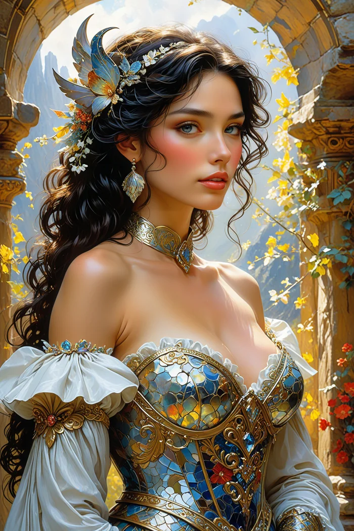 Neural network Stable Diffusion - My, Stable diffusion, Art, Neural network art, Girls, Fantasy, Longpost