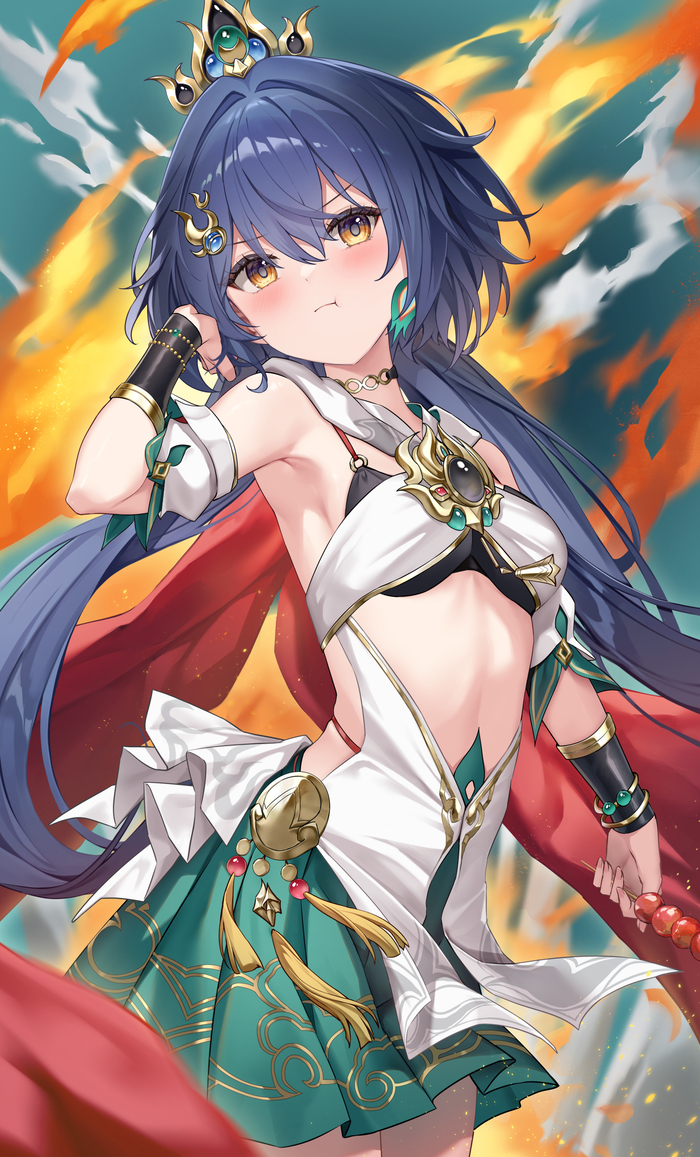 Yunli Anime Art, , Honkai: Star Rail, Yunli (Honkai: Star Rail), Lunacle