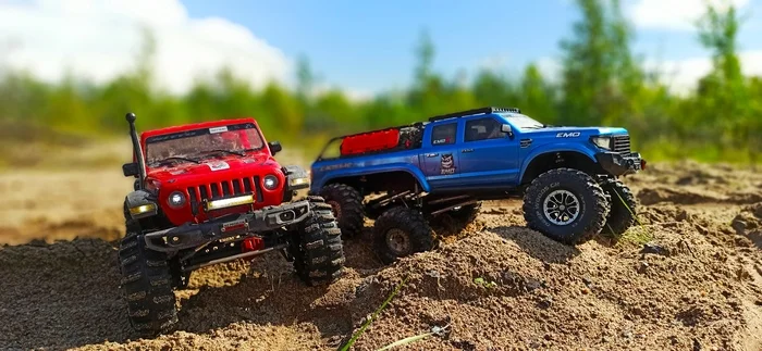 Axial scx10 III 4x4  Crossrc AT6 6x6 - Моё, Радиоуправляемые модели, Хобби, Игрушки, Фотография, Поездка, Длиннопост