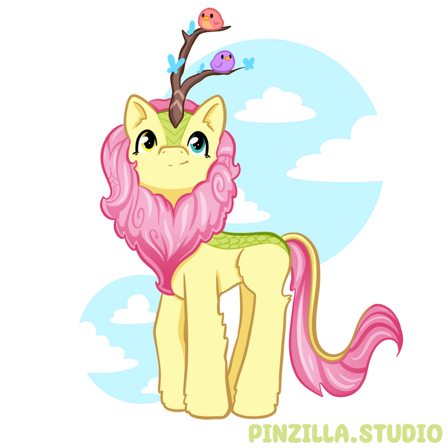 Pony Fusion! - My little pony, Art, Fluttershy, Autumn blaze, Reddit (link)