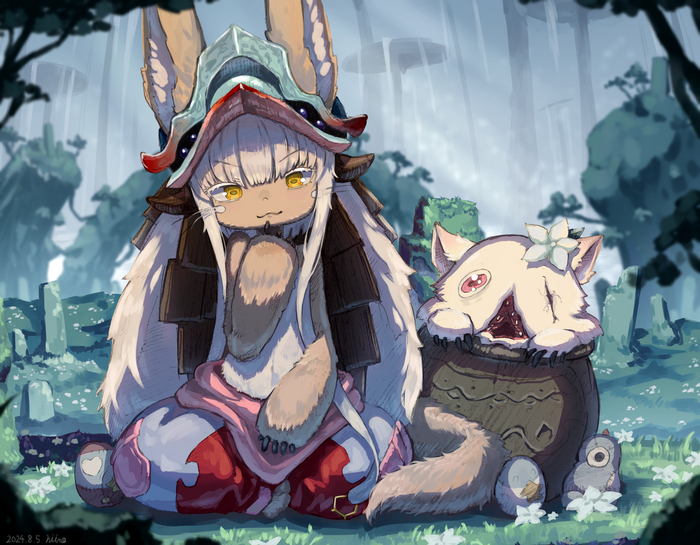 Nanachi & Mitty , Anime Art, Made in Abyss, Nanachi, Mitty, 