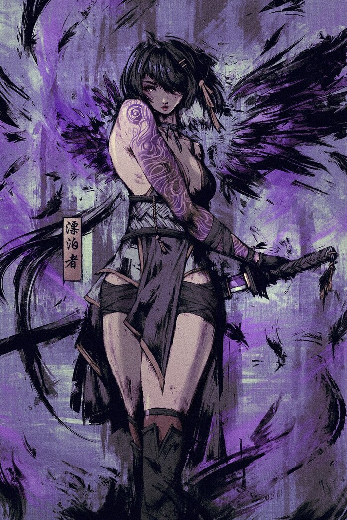Rover Havoc , Anime Art, Rover Female (Wuthering Waves), Wuthering Waves, , Akramness