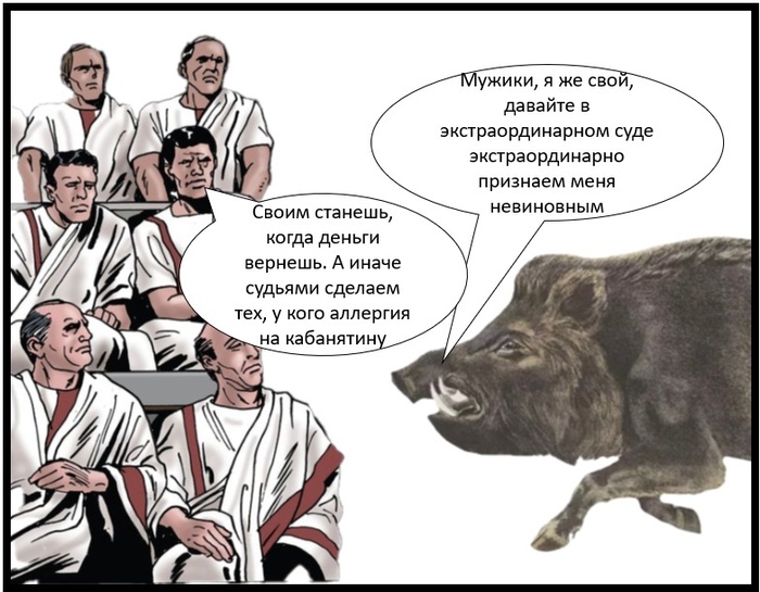 Хитрые кабанчики или Римское право. Особые случаи
