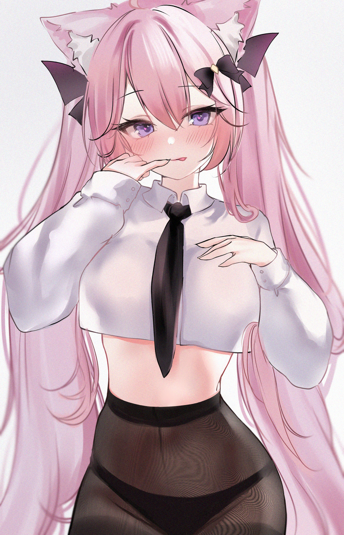 Nyanners Anime Art, , Virtual YouTuber, Nyatasha Nyanners, Animal Ears, Acedia