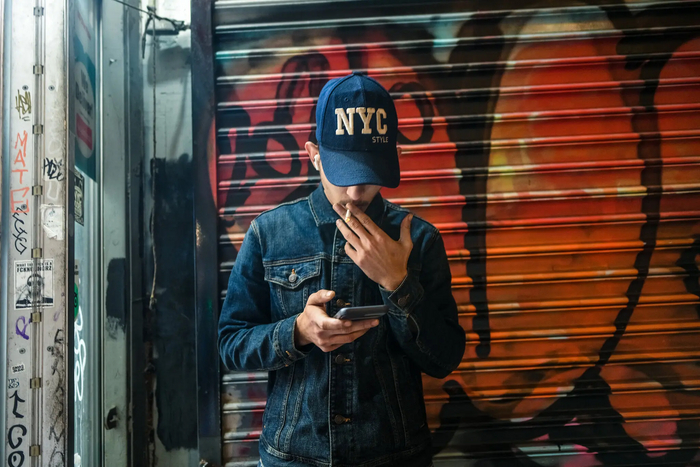 A smoker in the East Village.Credit...Dolly Faibyshev for The New York Times