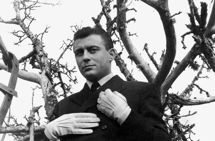 Франсуа Перье, кадр из фильма "Орфей", 1950 год.