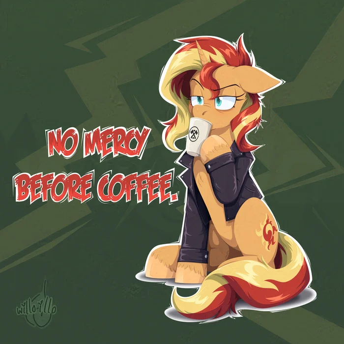 NO MERCY...! - My little pony, Art, Sunset shimmer