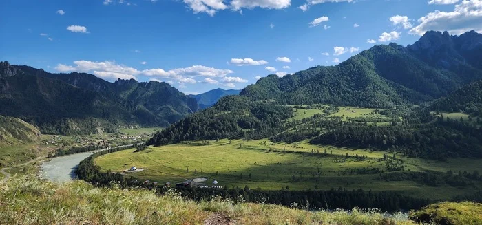 Алтайские горы - Моё, Мобильная фотография, Горы, Катунь, Республика Алтай, Природа России, Красивый вид