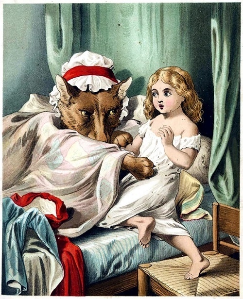 To girls, beauties and spoiled girls - My, Children's literature, Story, Little Red Riding Hood, Charles Perrault, Longpost