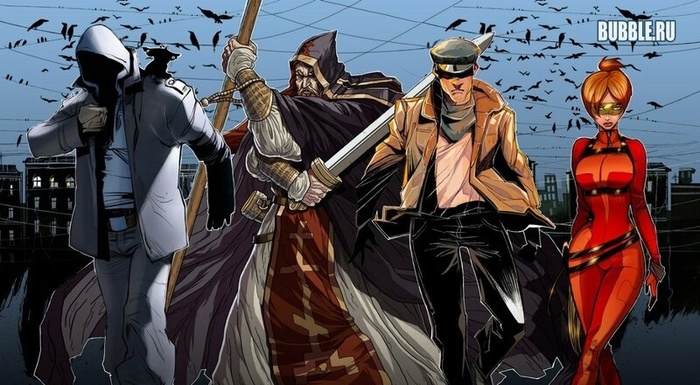 И это только 4 основных комикс-героя студии: Бесобой, Инок, Майор Гром и Красная Фурия
