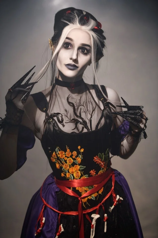 Another super cool cosplay of the Critical Role warlock character named Laudna, from a girl under the nickname her-biness - beauty, Fantasy, Dungeons & dragons, Dnd 5, Critical Role, Tabletop role-playing games, Show, Characters (edit), Cosplay, Longpost