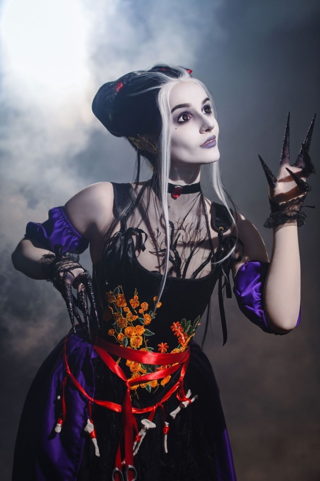 Another super cool cosplay of the Critical Role warlock character named Laudna, from a girl under the nickname her-biness - beauty, Fantasy, Dungeons & dragons, Dnd 5, Critical Role, Tabletop role-playing games, Show, Characters (edit), Cosplay, Longpost