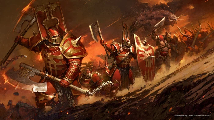 For the glory of Khorne - Warhammer 40k, Warhammer, Khorne, Chaos space marines, Warhammer fantasy battles, Warriors of Chaos, Total war: warhammer