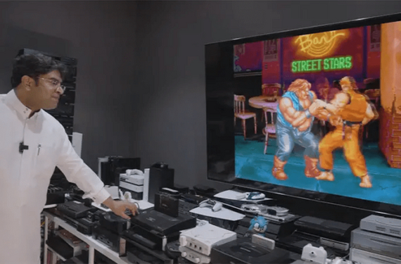 An Arab was able to connect 444 game consoles to one TV... - Retro, Consoles, Sega, Video, VKontakte (link), Longpost