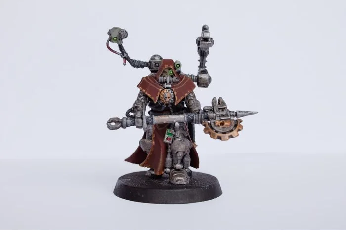 Tech-Priest (Warhammer 40K) - My, Warhammer, Wh miniatures, Adeptus Mechanicus, Painting, Painting miniatures, Modeling