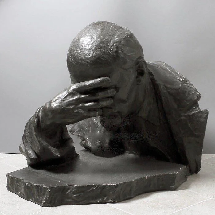 In the wake of anti-Soviet posts - Lenin, Sculpture, Communism, Socialism, Politics, Evgeny Vuchetich