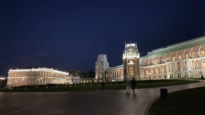 Царицыно в пятницу вечером - Моё, Царицыно, Фонтан, Дворец, Видео