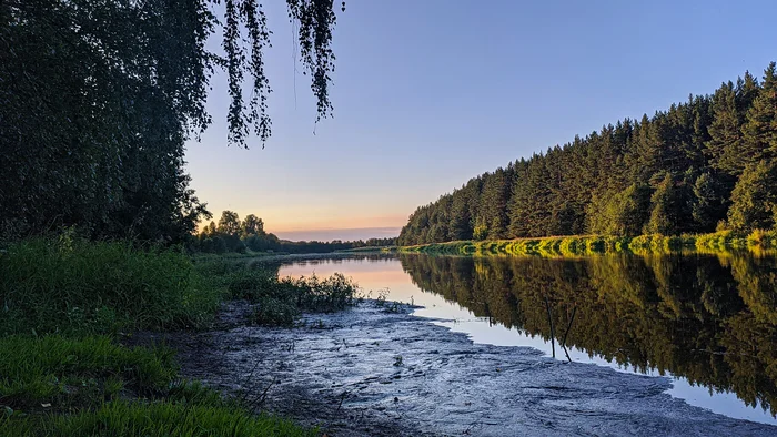 The winding Iset River in the vicinity of the village of Shilova and the village of Maminskoye. Sverdlovsk region - My, Ural, Sverdlovsk region, Kamensk-Uralsky, Shilova, Iset River, River, Village, Longpost