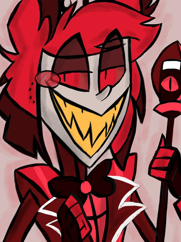 Alastor - My, Art, Design, Hazbin Hotel