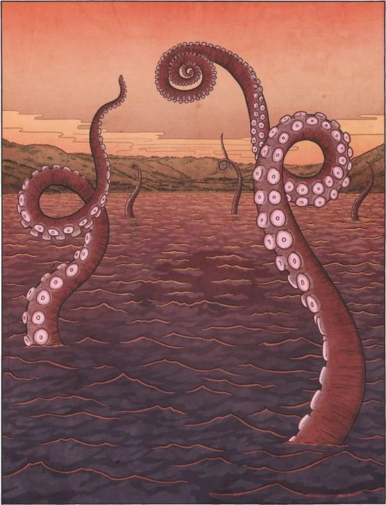 Akkorokamui - Myths, Mythology, Japan, Japanese mythology, Octopus