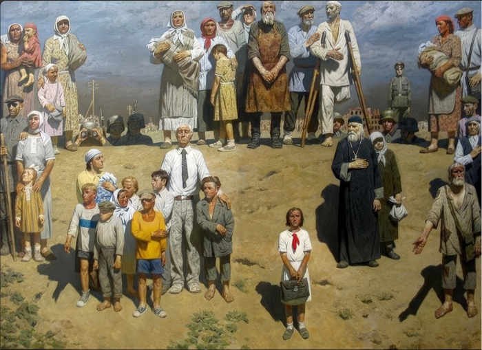 Ответ на пост «Гелий Коржев.Картина ..Облака -45 года»