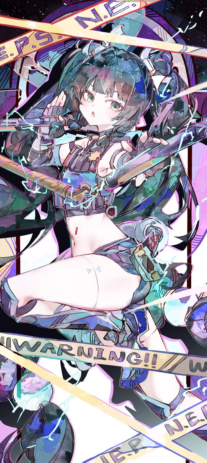  Anime Art, , Qingyi (zzz), Zenless Zone Zero, Cocoballking, 