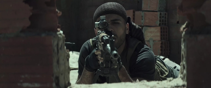 а вот и злодей которого по итогу герой и прошивает))