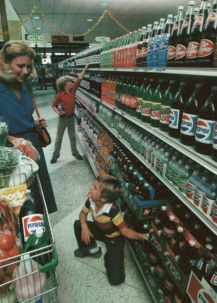 US stores in the 1950s-1980s - USA, Supermarket, Retro, 70th, 20th century, Longpost