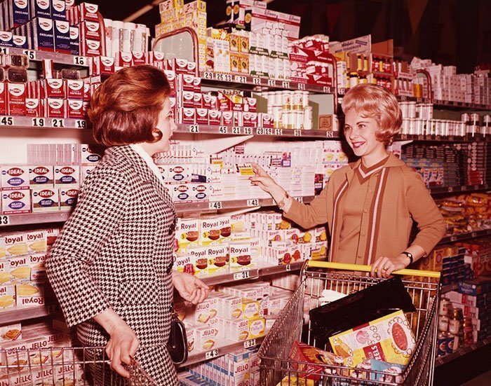 US stores in the 1950s-1980s - USA, Supermarket, Retro, 70th, 20th century, Longpost