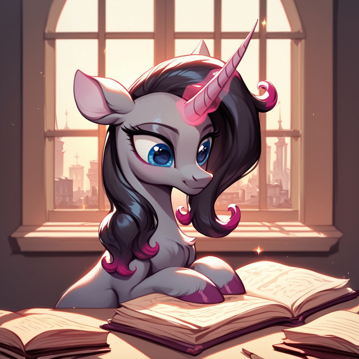 Oleander in a big city!  , My Little Pony, Thems Fightin Herds, Oleander (TFH), Ponyart, 