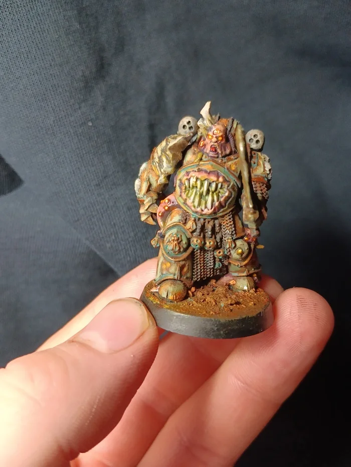 ETB death guard - My, Warhammer 40k, Painting miniatures, Death guard, Nurgle, Longpost