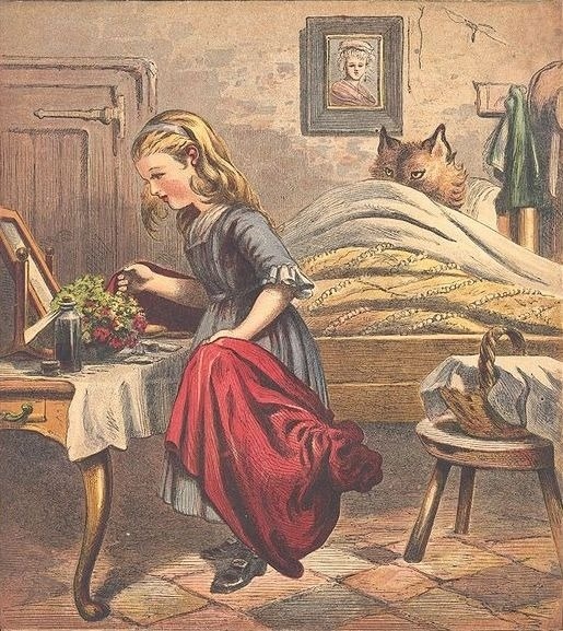 Little Red Riding Hood - how the good ending defeated the bad - My, Story, Children's literature, Little Red Riding Hood, Charles Perrault, Longpost