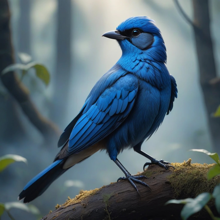 Птица говорун, отличается умом и сообразительностью