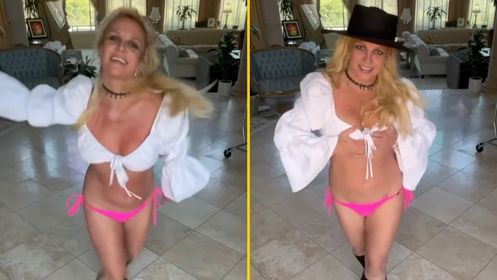 Britney Spears Says: 'I Look Like I've Lost Five Sizes' - Britney Spears, Dancing, Underpants, Video, Longpost