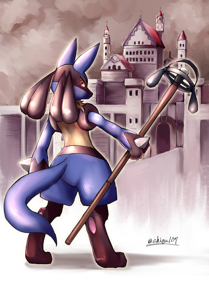   :  @shigu107 Lucario, , 