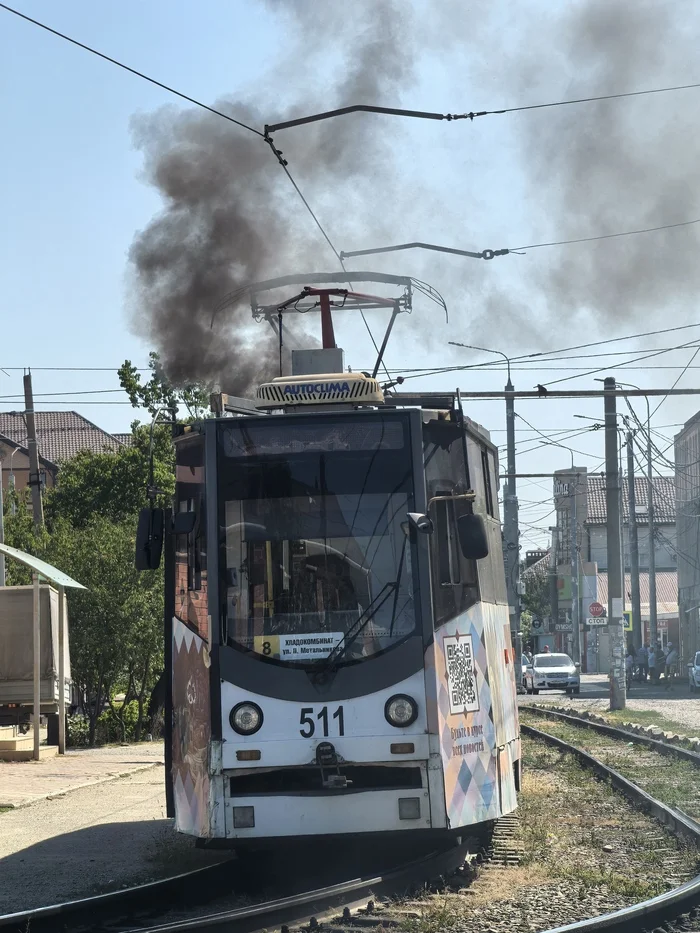 Tram history - My, Mobile photography, mobile reporter, Tram rails, Tram, Electric transport, Krasnodar, Longpost