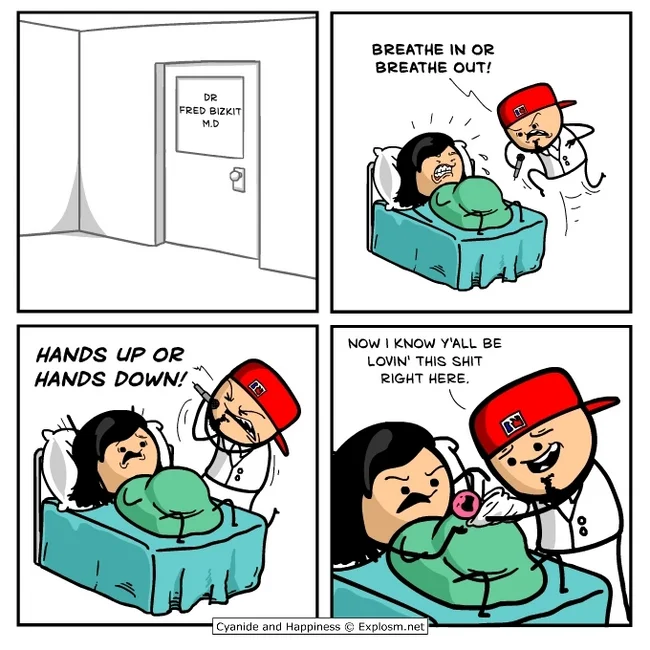 Dr. L. Bizkit - Cyanide and Happiness, Picture with text, Comics, Humor, Limp bizkit, Longpost