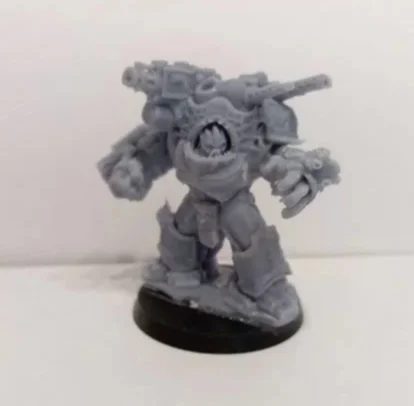 Warhammer 40,000 Obliterators Stamp - My, Warhammer 30k, Obliterator, 3D печать, Longpost, Warhammer 40k, Series 3D printing Warhammer 40000