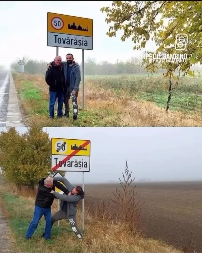 Clear without words) - Romanian, Translation, Humor, Signboard