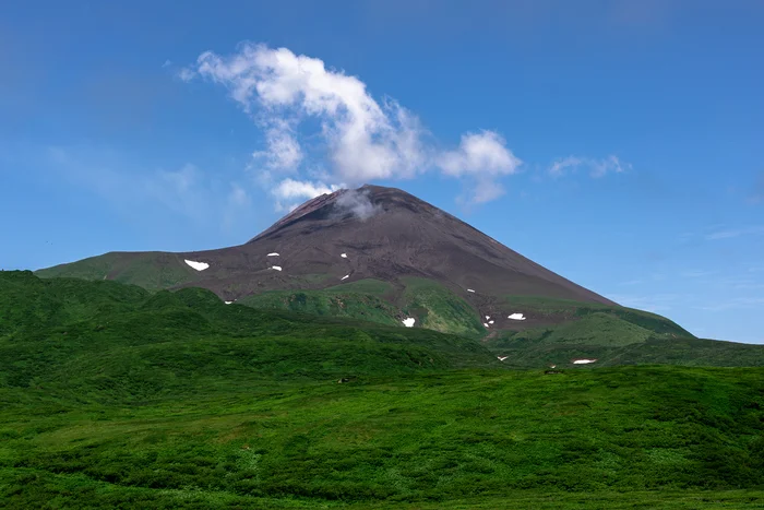 Volcano on the island of Matua, Kuril Islands - My, The photo, Kurile Islands, Volcano, Beautiful view