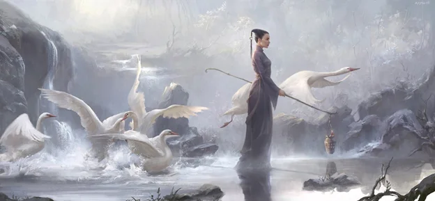 About swans and elves - Linguistics, The words, Etymology, Elves, Swans