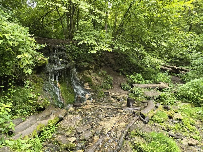 Near the estate in Pushchino - My, The photo, Waterfall