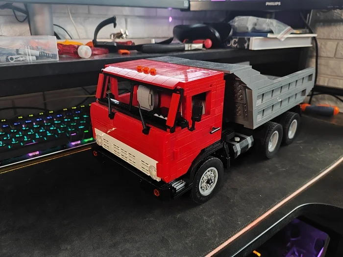 Lego KamAZ 5511 MOC - LEGO, Moc, Самоделки, Камаз, Конструктор, Коллекционирование, Видео, Длиннопост, LEGO technic